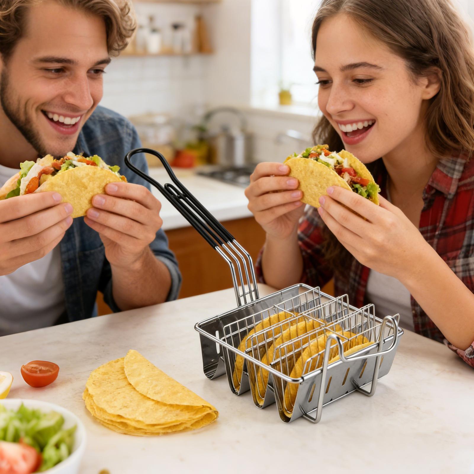 Корзина для жарки тако на 4 по – обзор и цена Home Cooking Restaurants