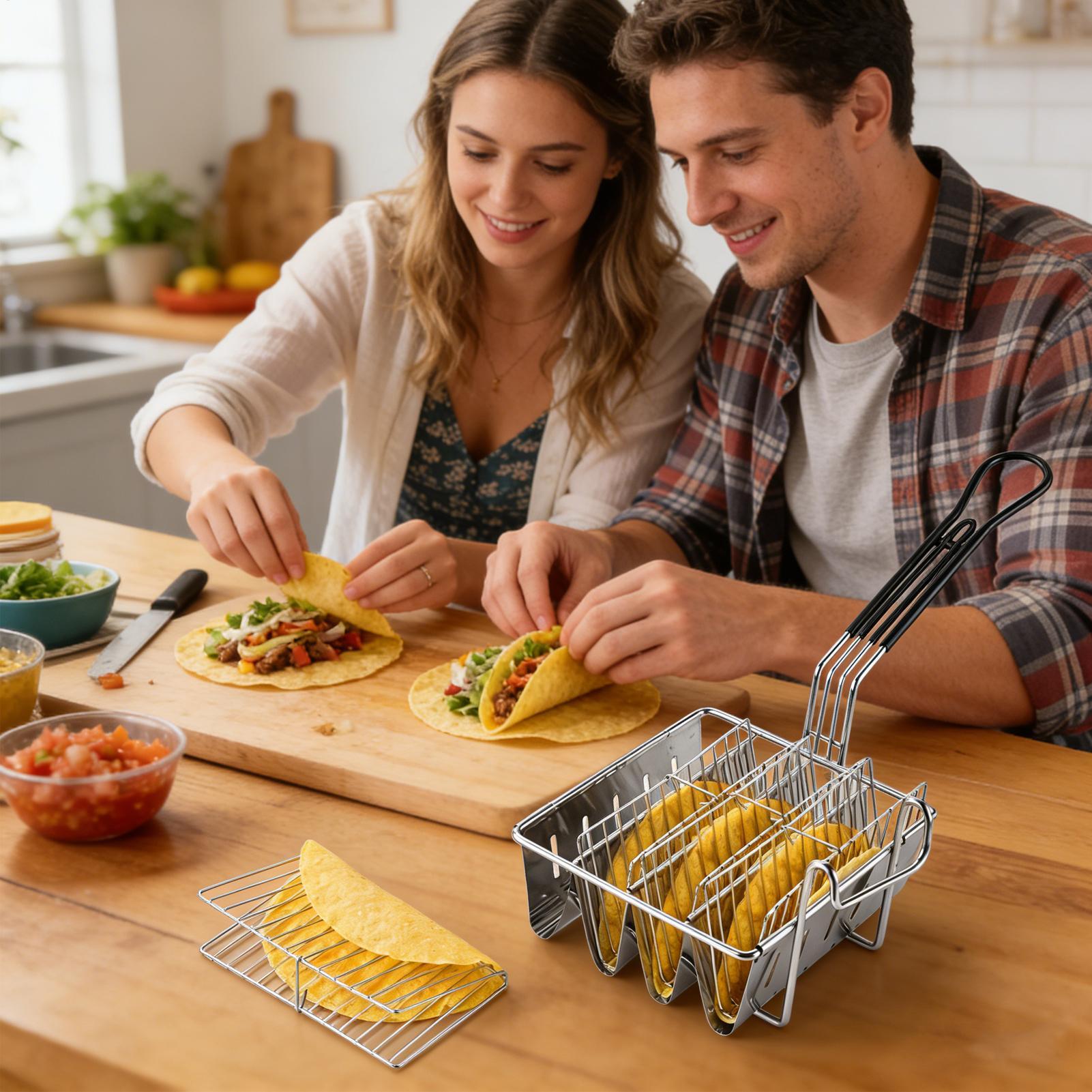 Корзина для жарки тако на 4 по – обзор и цена Home Cooking Restaurants