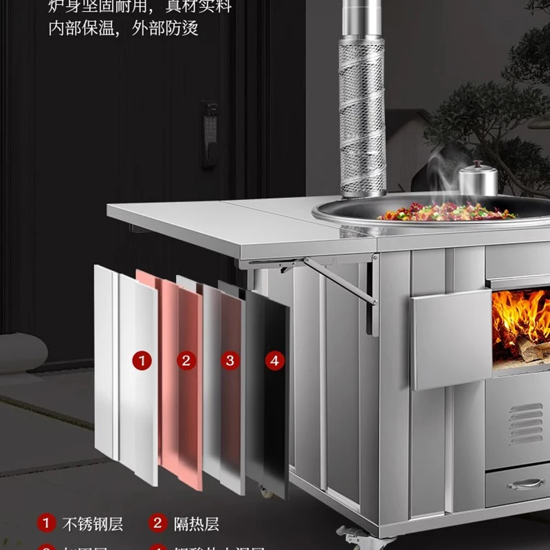 Уличные печи-камины из нержаве – обзор и цена Home Cooking Heater