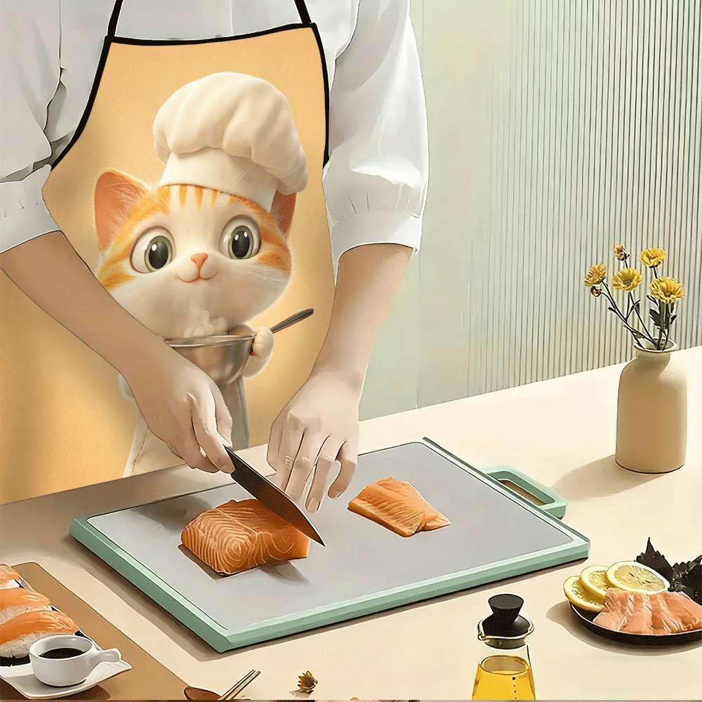 Милый фартук для кота-повара,  – обзор и цена Mom'S Home Cooking